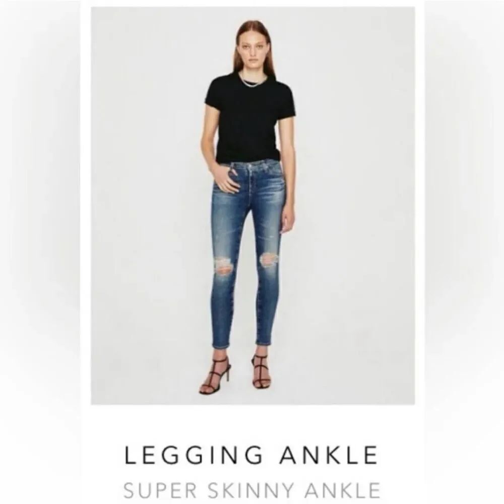 AG Adriano Goldschmied The Legging Super Skinny Ankle Jeans